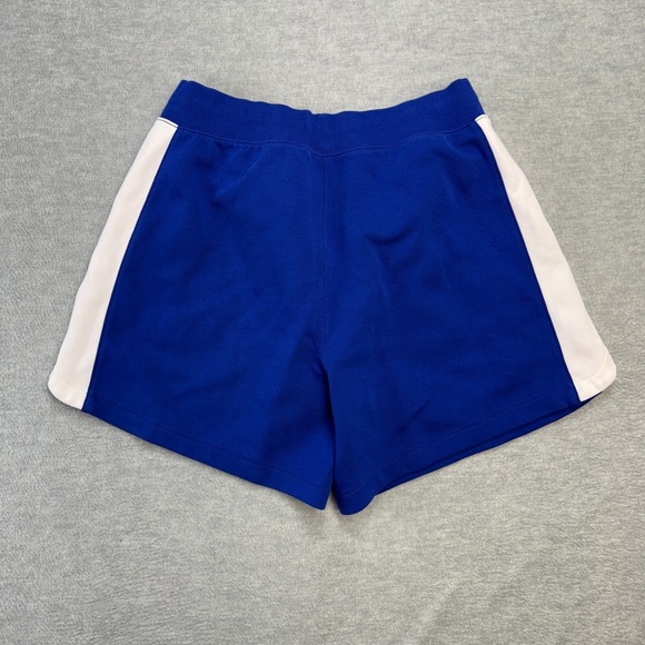 Polo Ralph Lauren Sweat Shorts Womens Medium Blue Red White Striped USA Terry - Picture 5 of 12